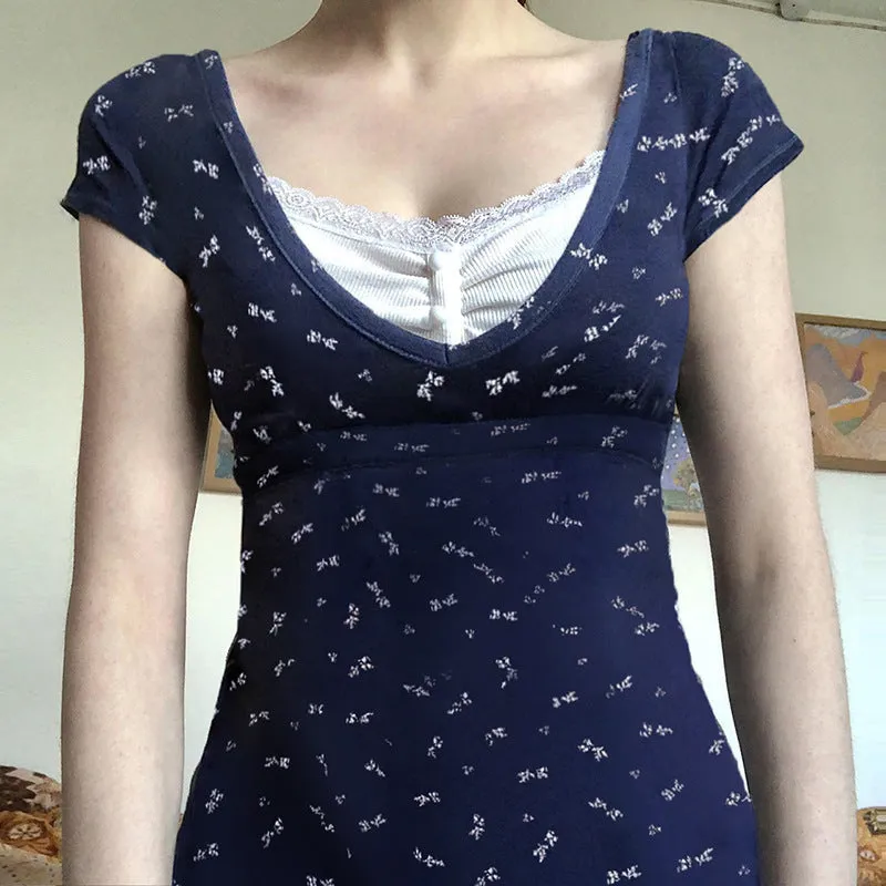 V-Neck Pleated Tops