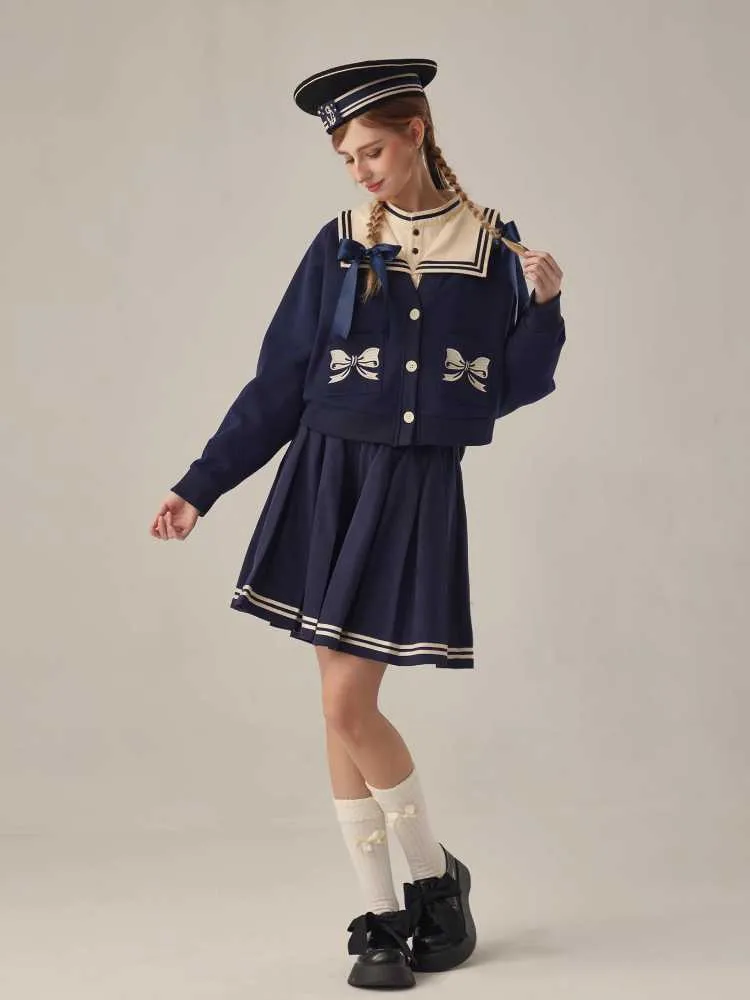 V-neck Short Sweater Cardigan