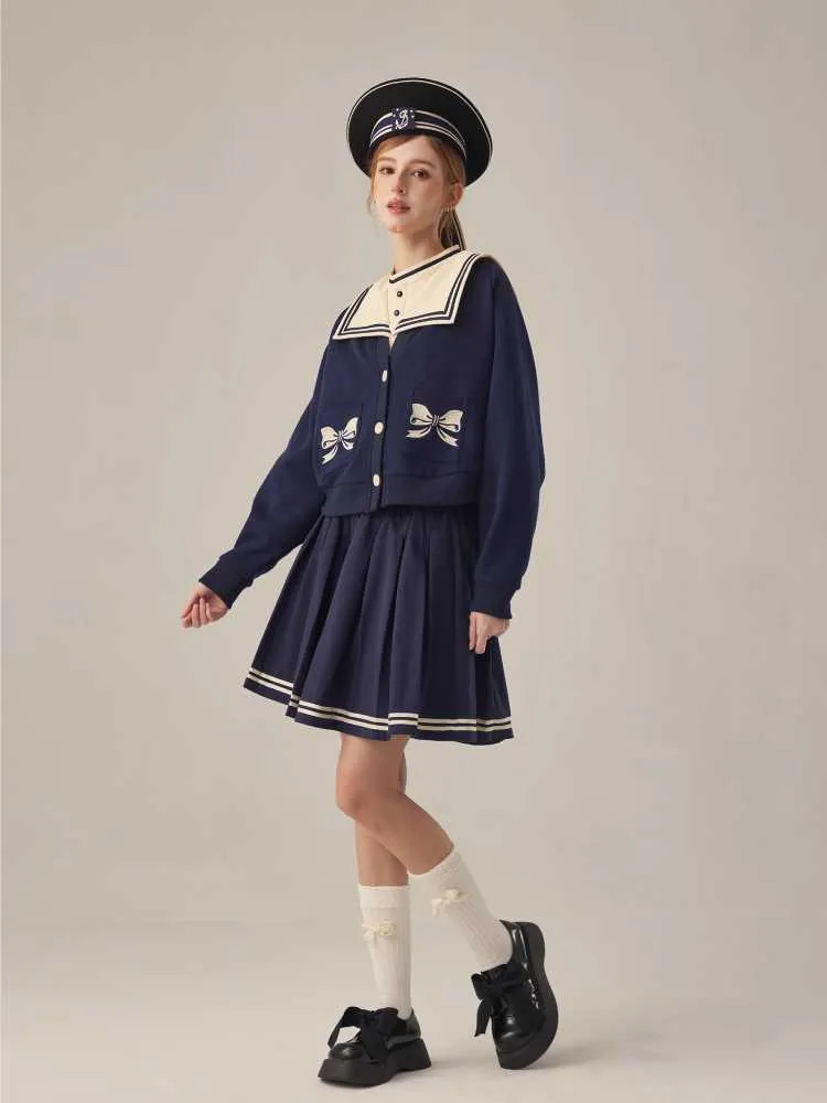 V-neck Short Sweater Cardigan