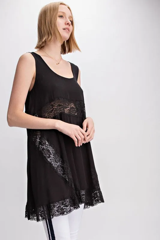 VALENTINA LACE DRESS BLACK-