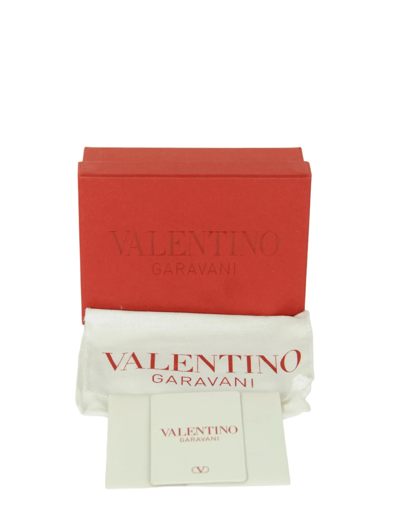 Valentino Purple Compact Rockstud Wallet