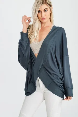 VERA OPEN BACK TUNIC TEAL