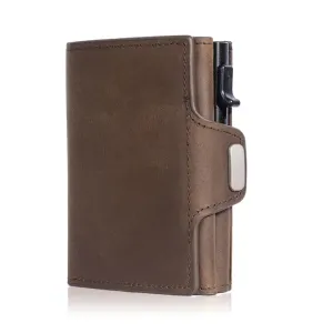 Vintage Crazy Horse Leather Men Wallets