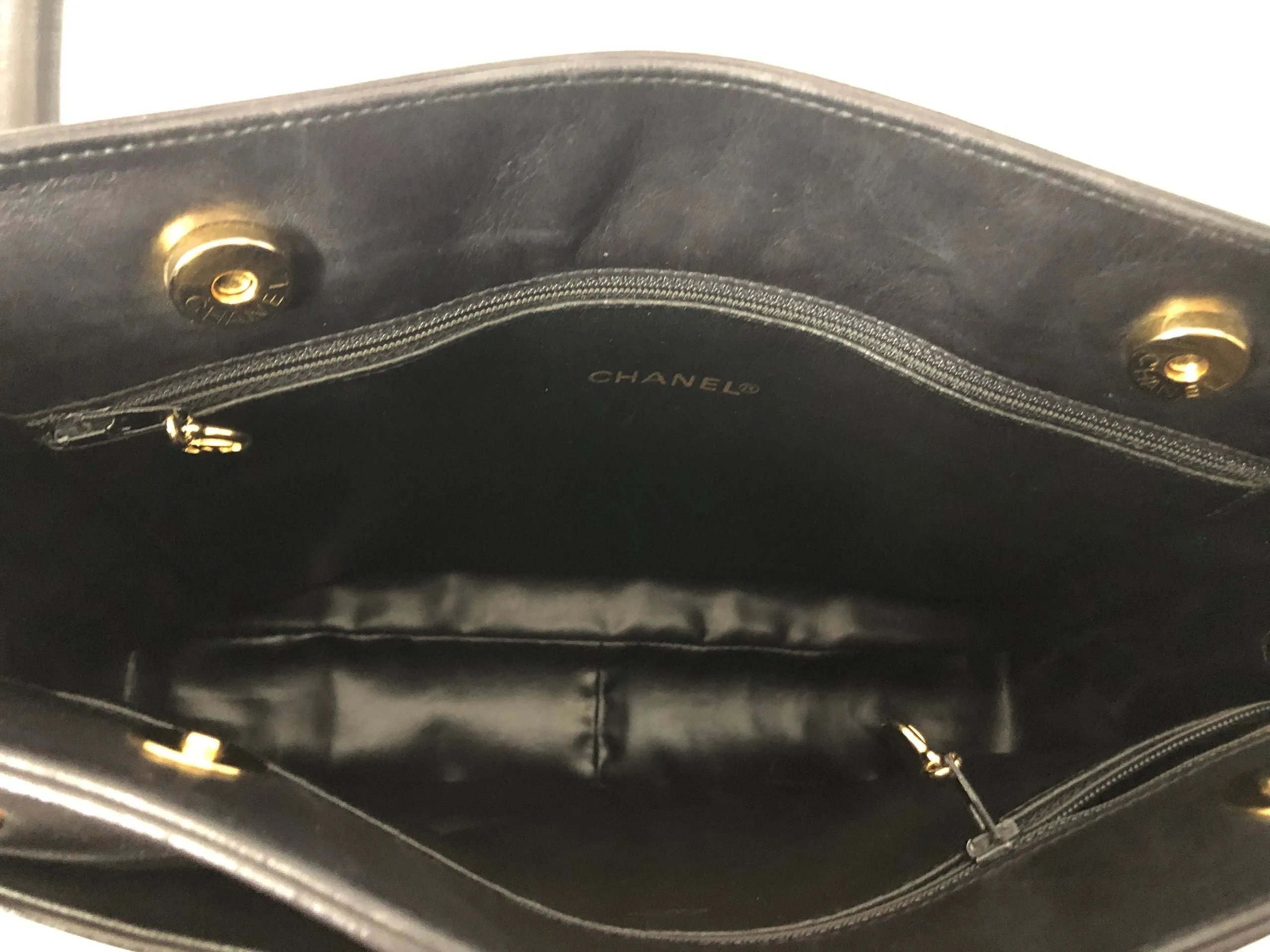 Vintage Leather Cc Tote
