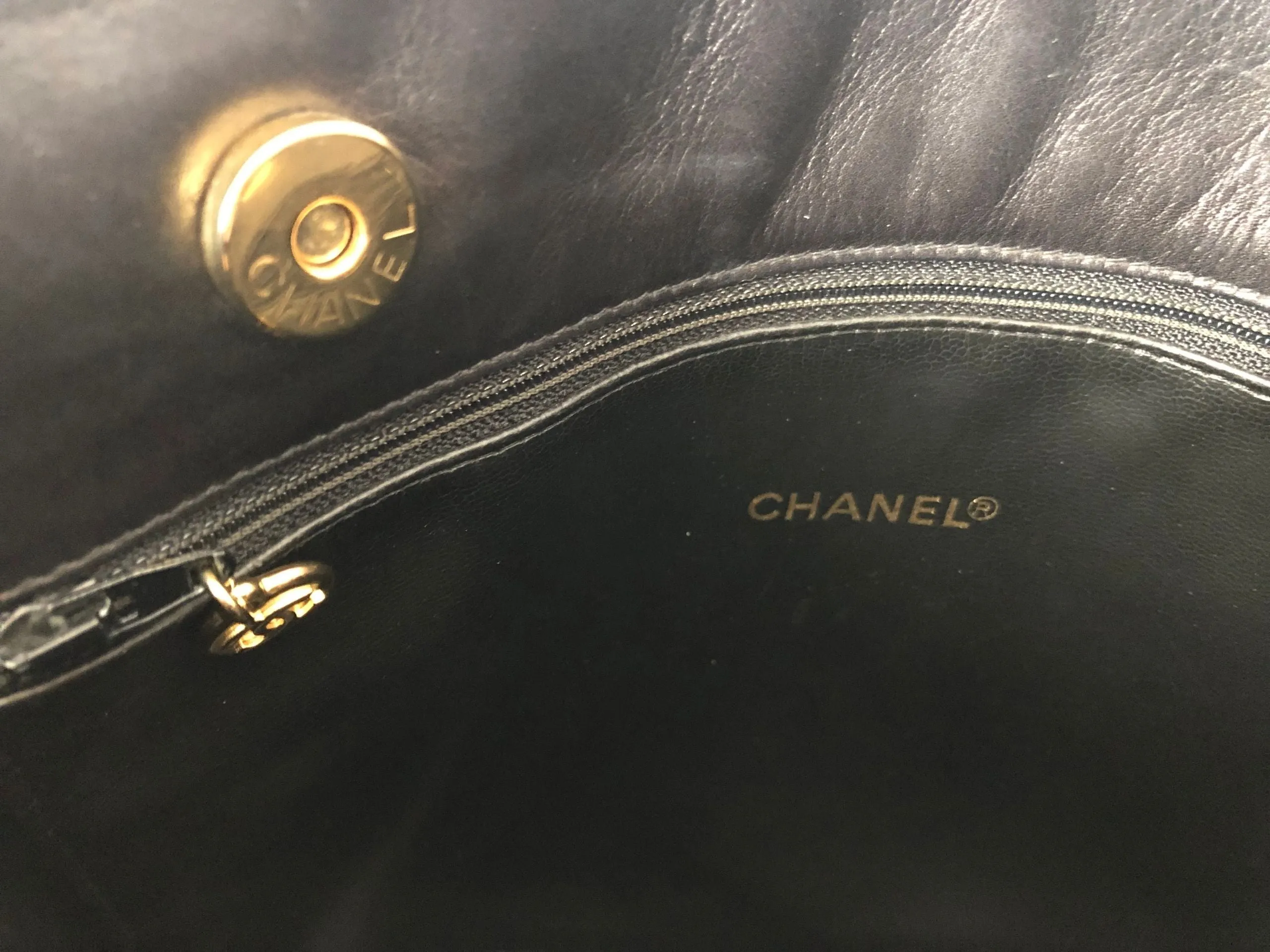 Vintage Leather Cc Tote