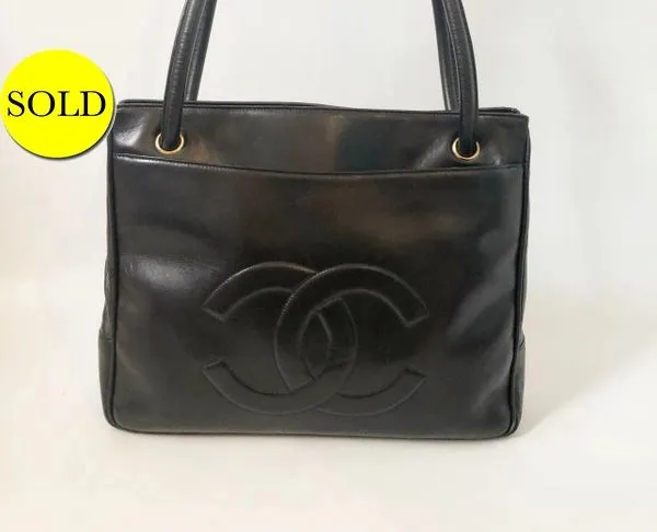Vintage Leather Cc Tote