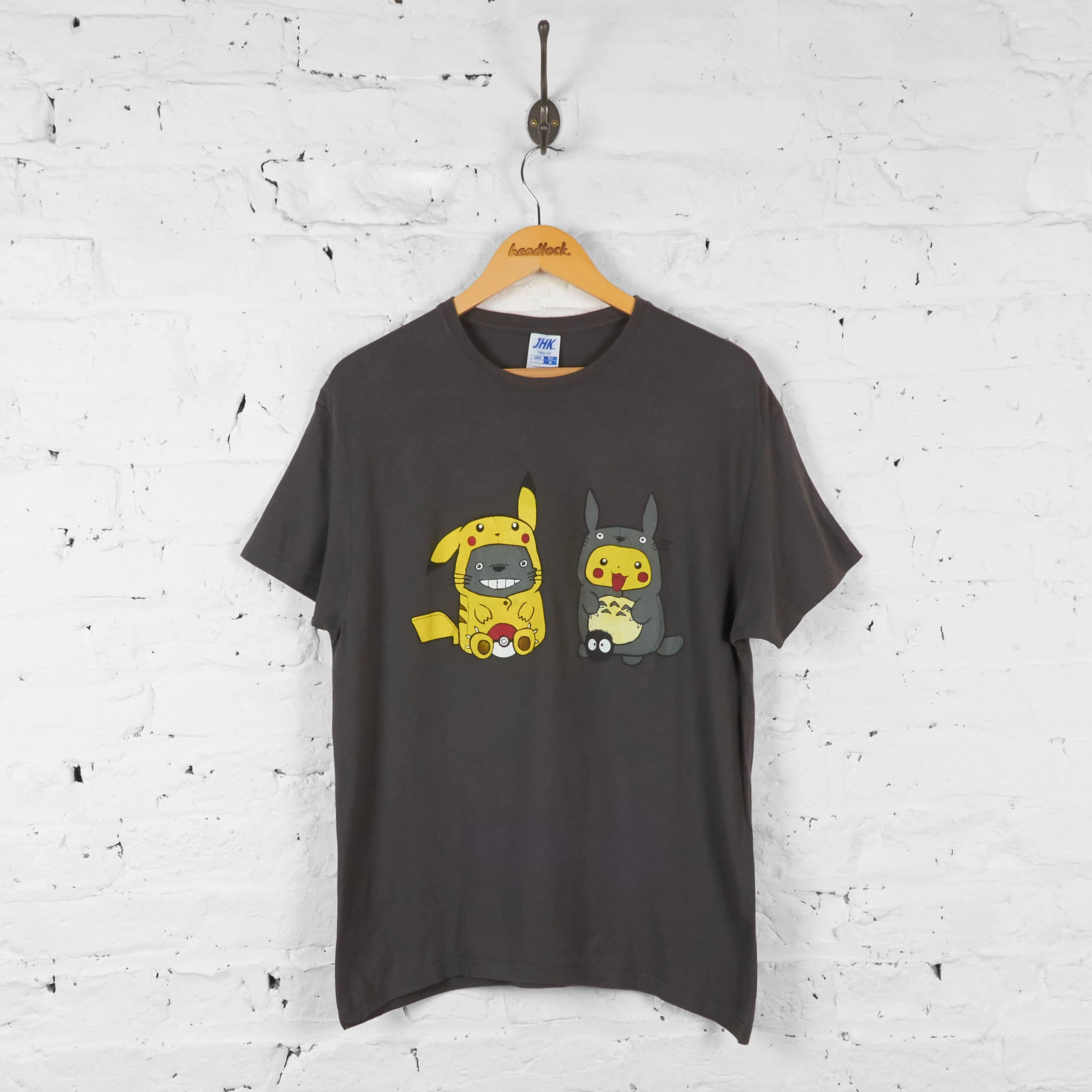 Vintage Pokémon T-shirt - Grey - M