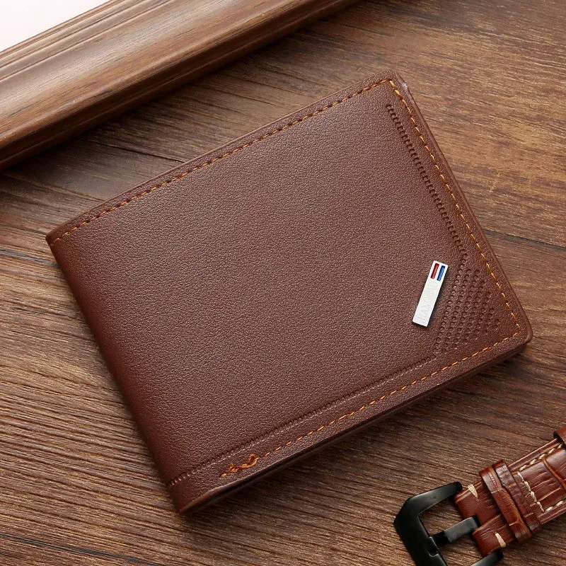 Vintage PU Leather Minimalist Wallet