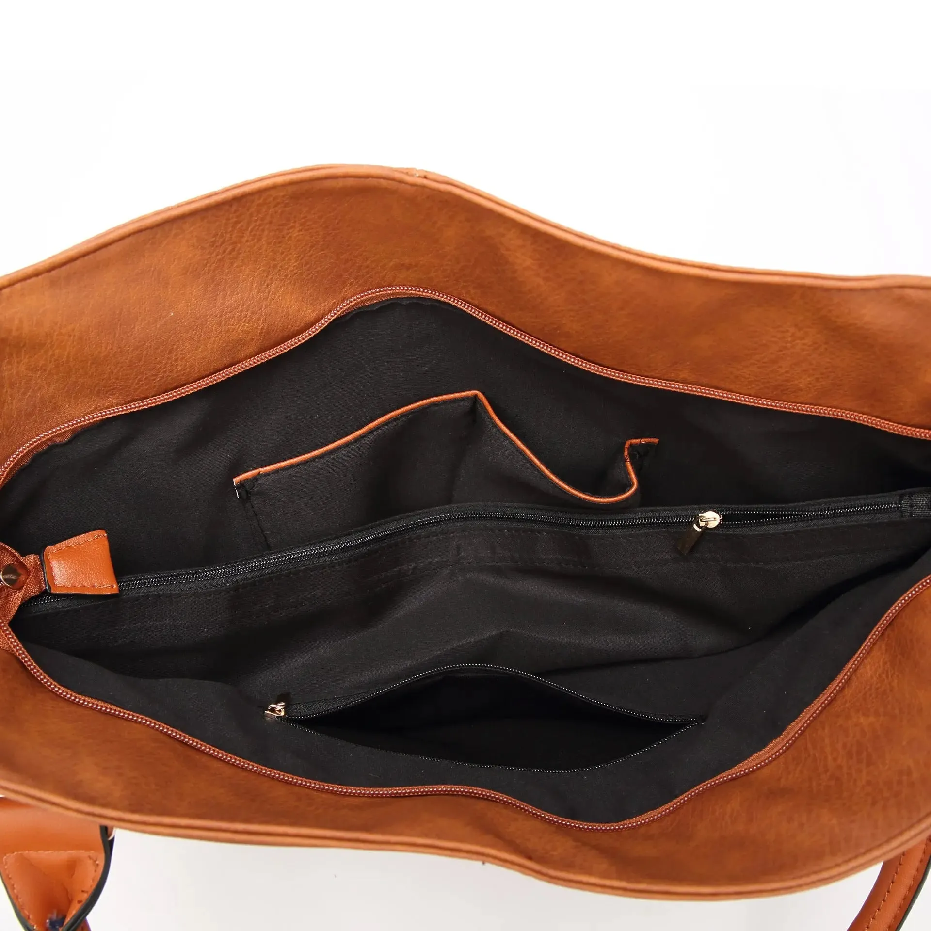 Vintage PU Tote Bag - Timeless Style