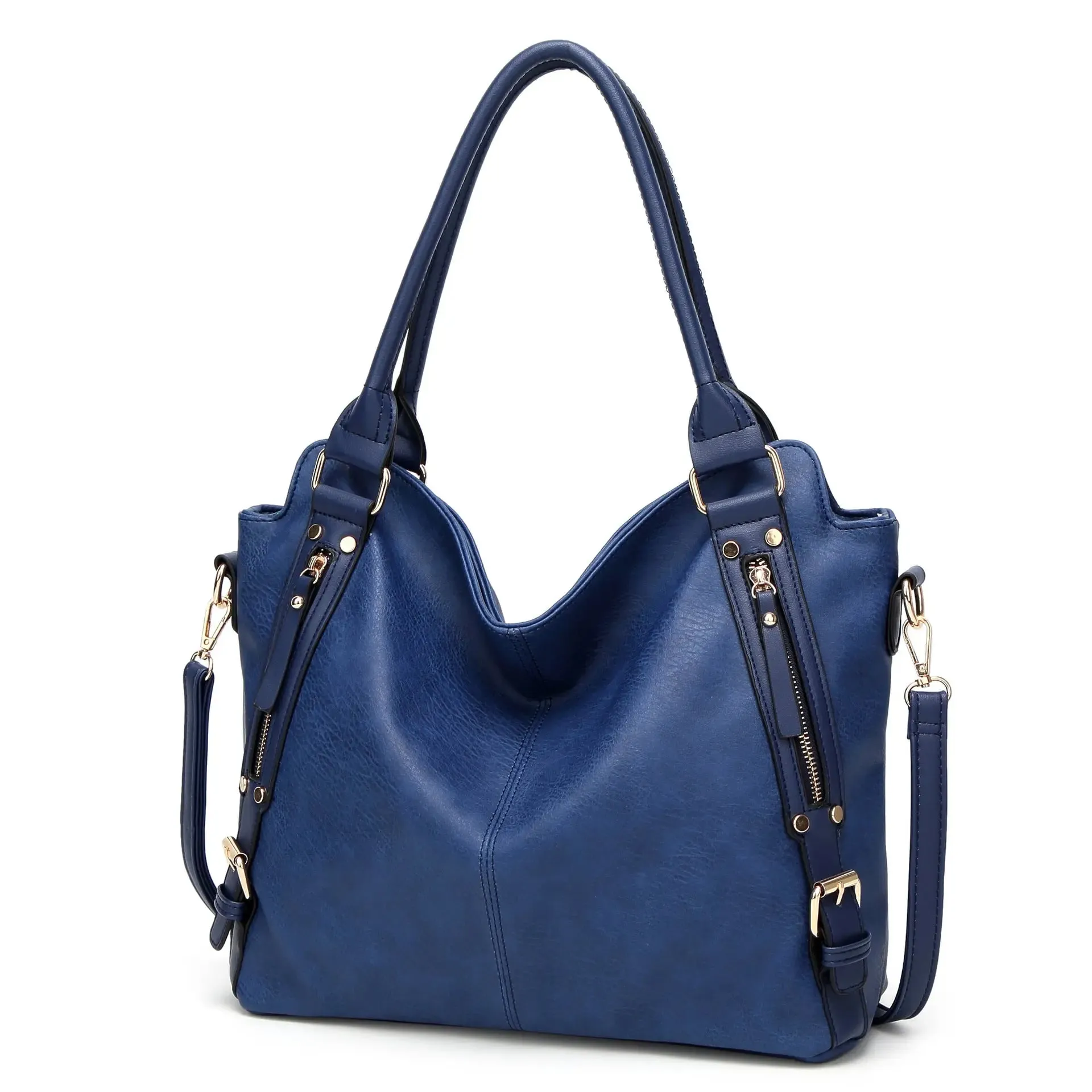 Vintage PU Tote Bag - Timeless Style
