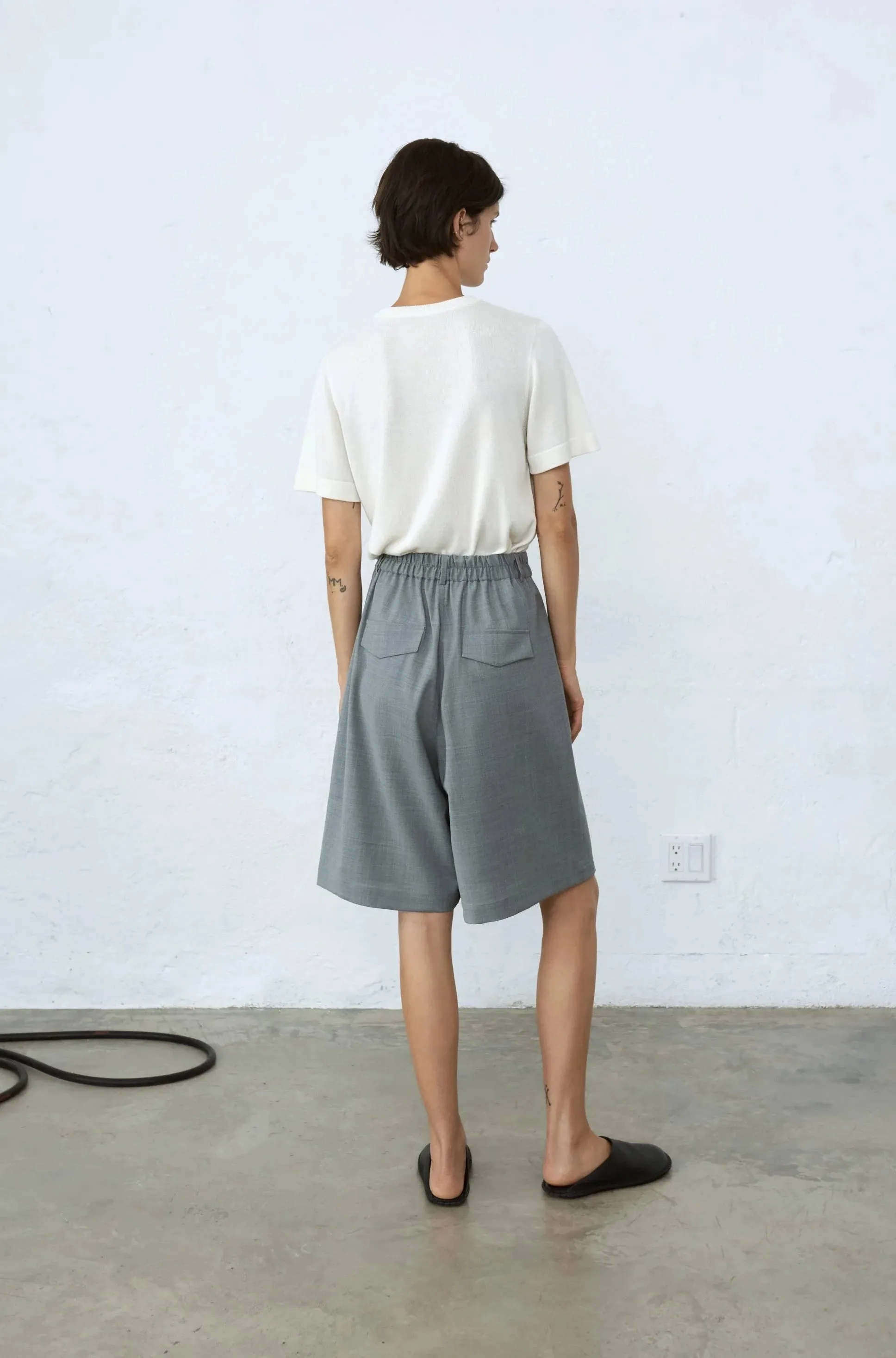 Viscose T-Shirt, Marshmallow