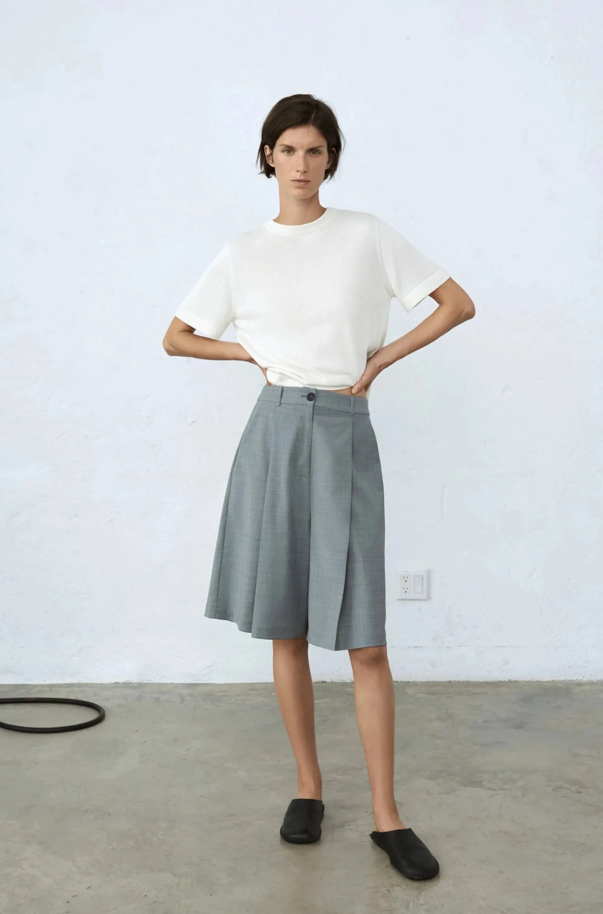 Viscose T-Shirt, Marshmallow