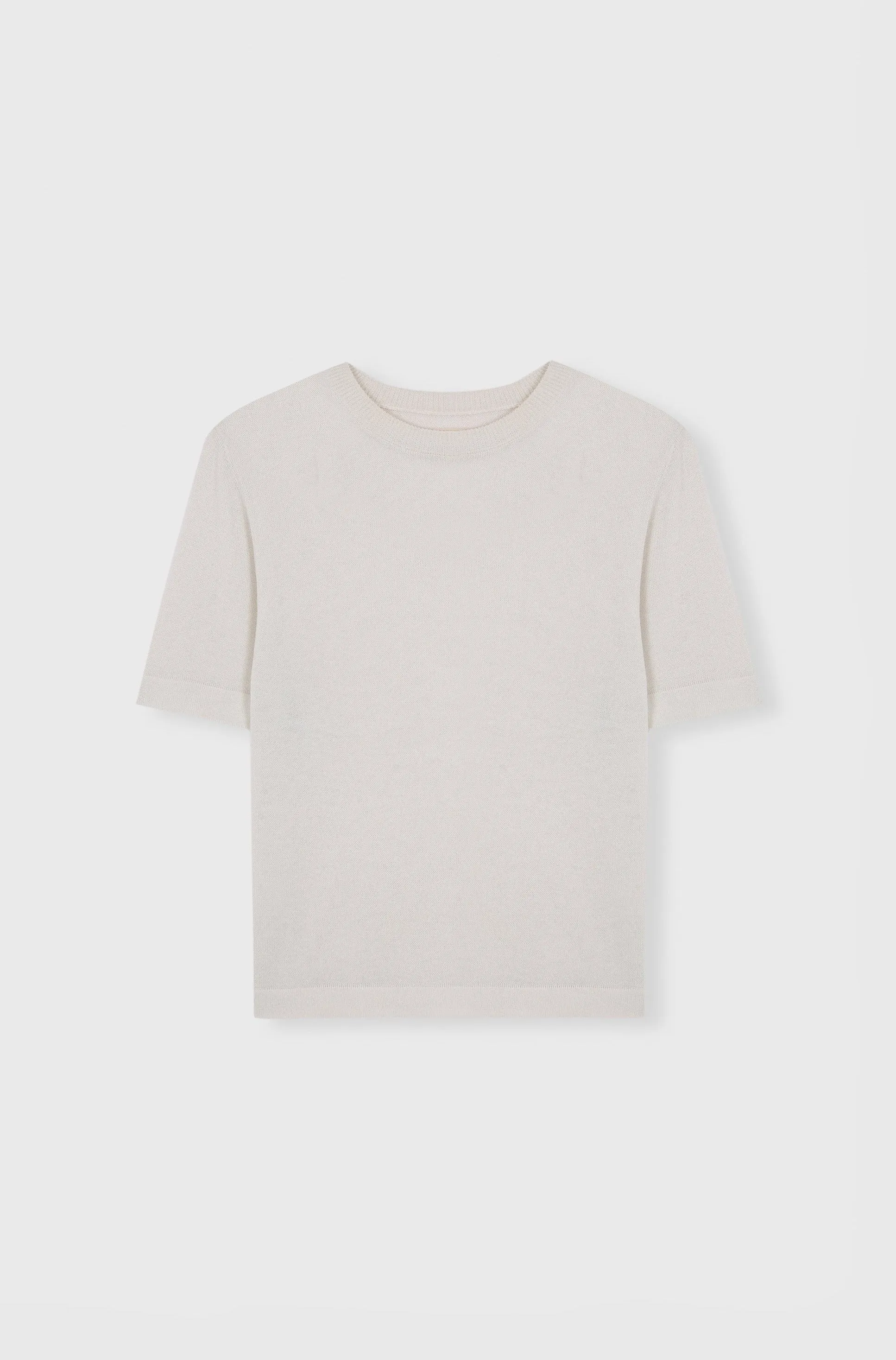 Viscose T-Shirt, Marshmallow