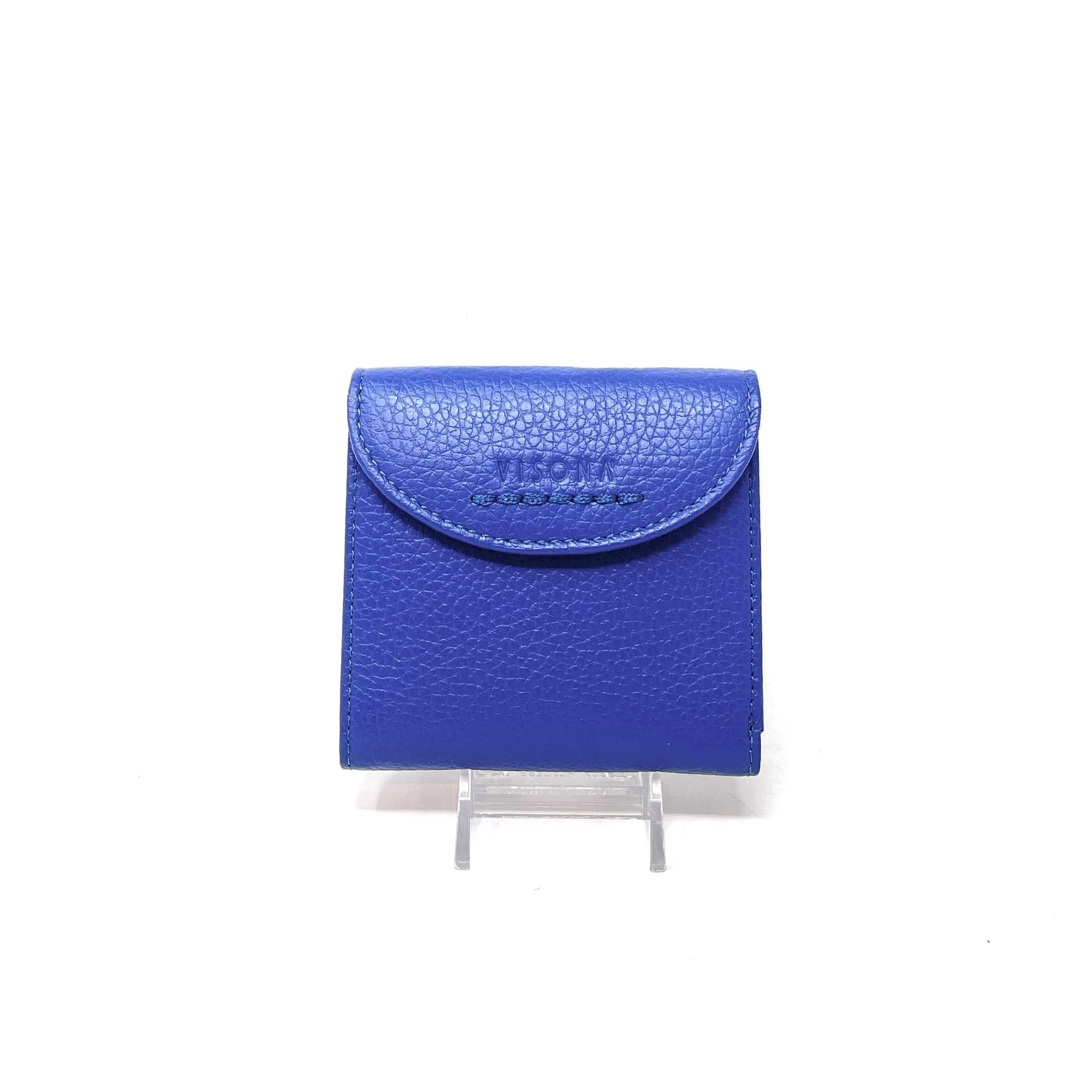 Visona Small Trifold Wallet with Moon Flap