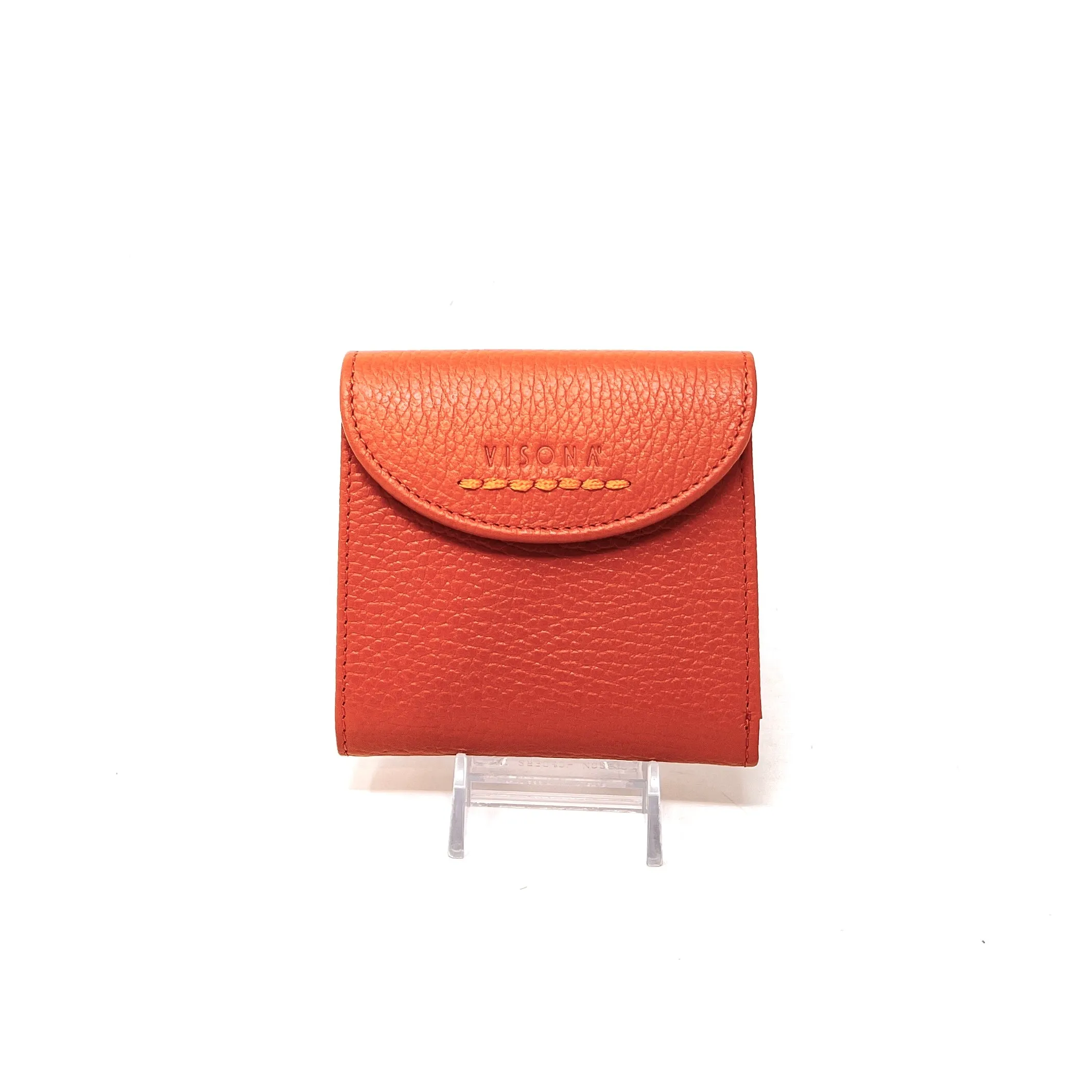 Visona Small Trifold Wallet with Moon Flap