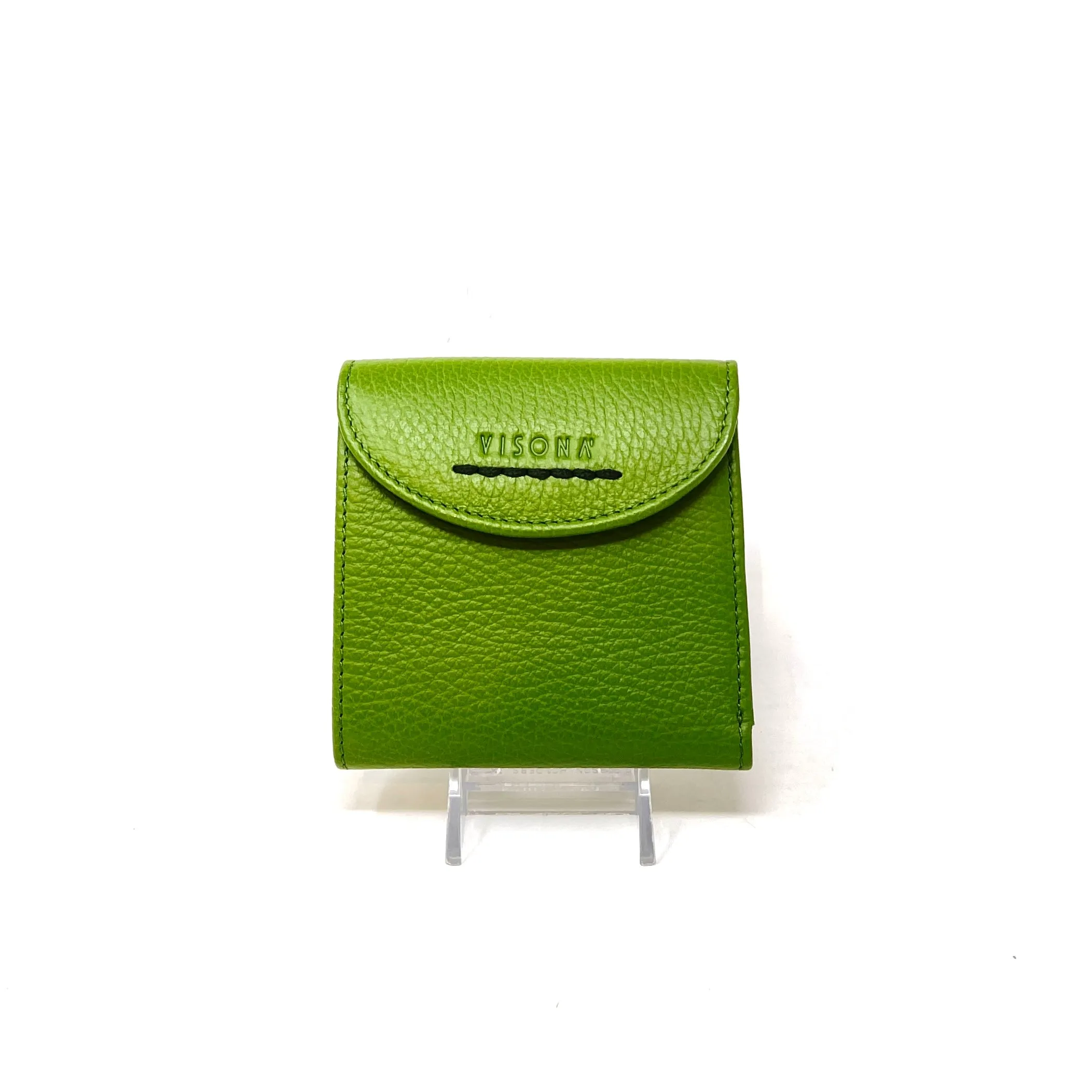 Visona Small Trifold Wallet with Moon Flap