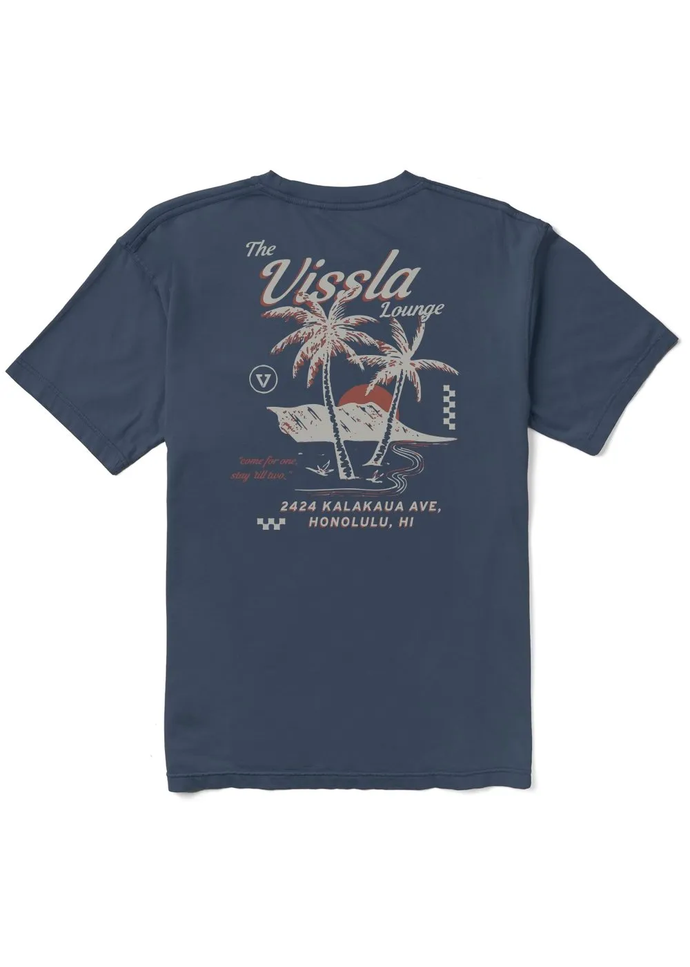 Vissla - Vissla Lounge Premium PKT Tee - Navy