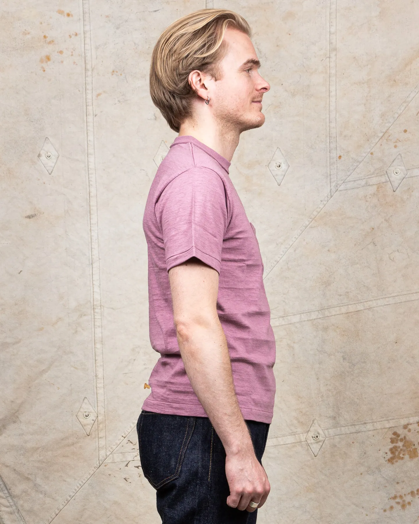 Warehouse & Co Pocket T-shirt Plum