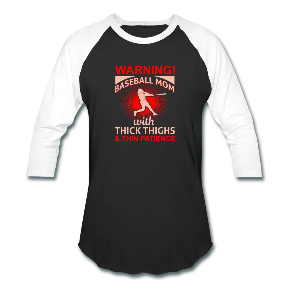 WARNING BASEBALL MOM Baseball T-Shirt