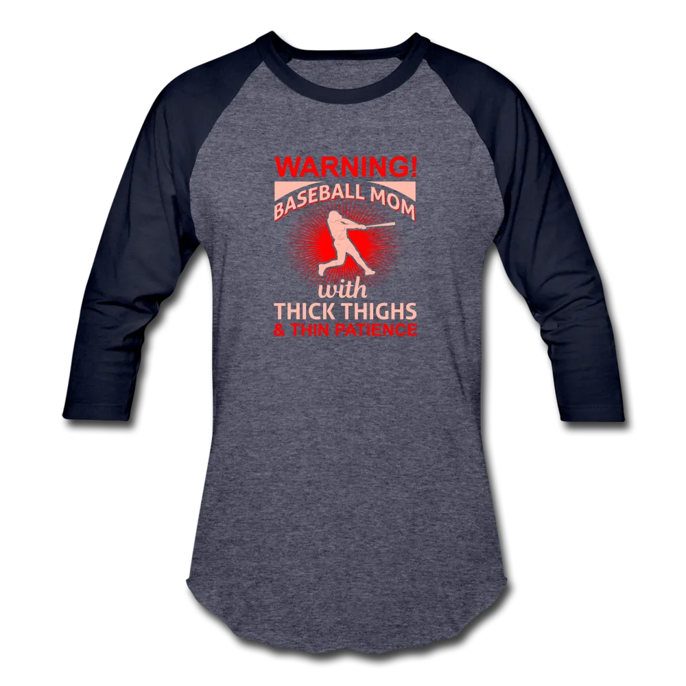 WARNING BASEBALL MOM Baseball T-Shirt