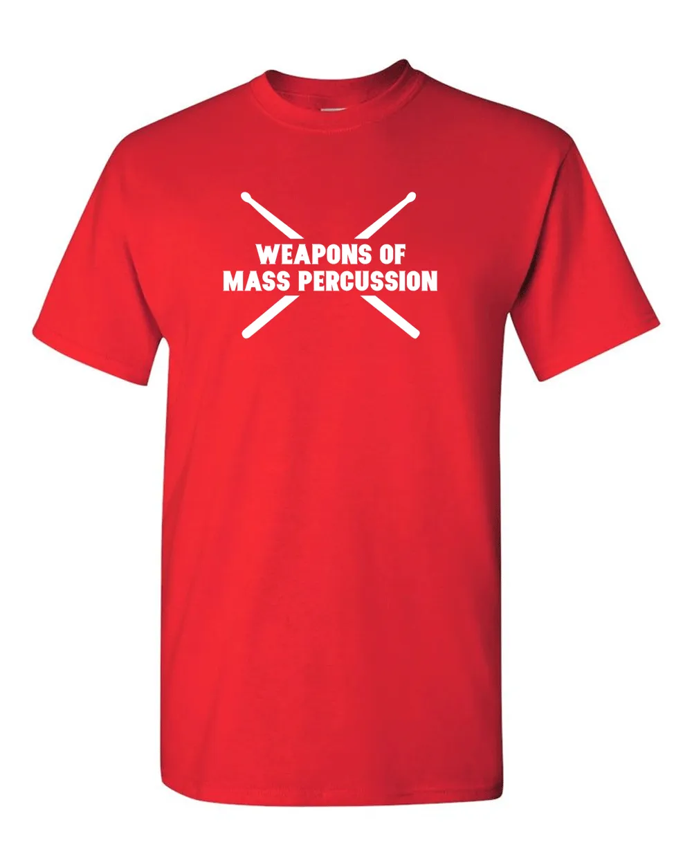 Weapons of Mass Percussion T-shirt Drummer tees funny tees music tees