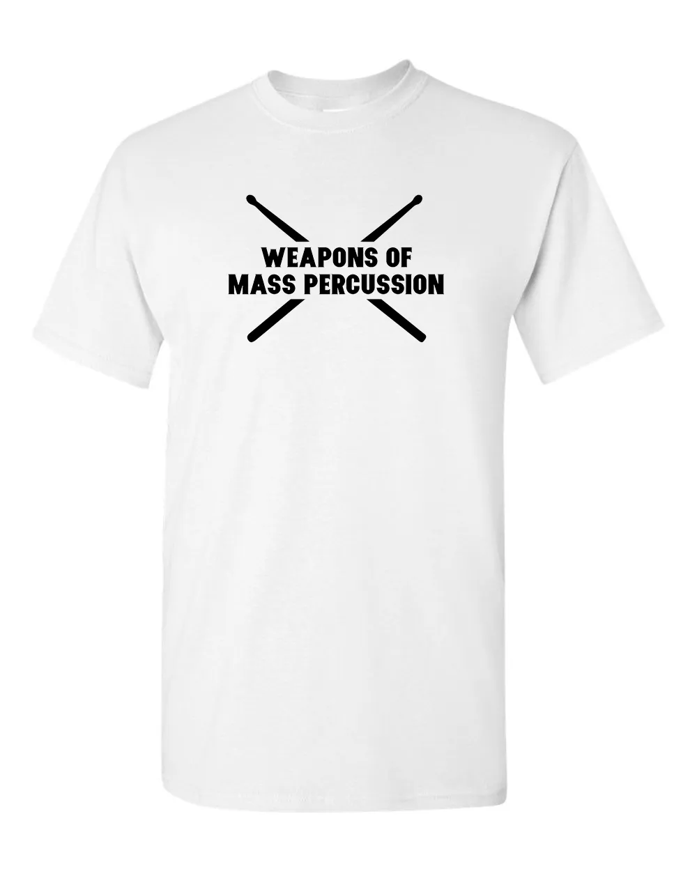 Weapons of Mass Percussion T-shirt Drummer tees funny tees music tees