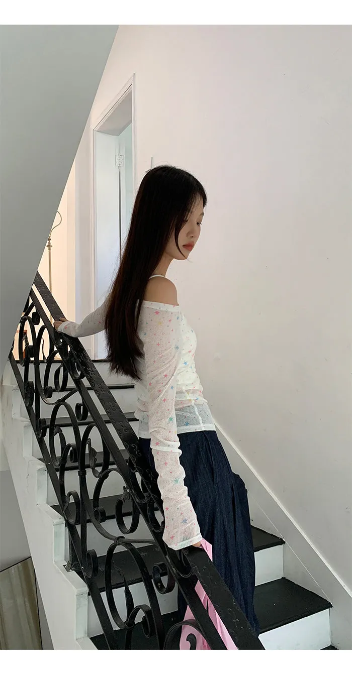 white off-shoulder tops