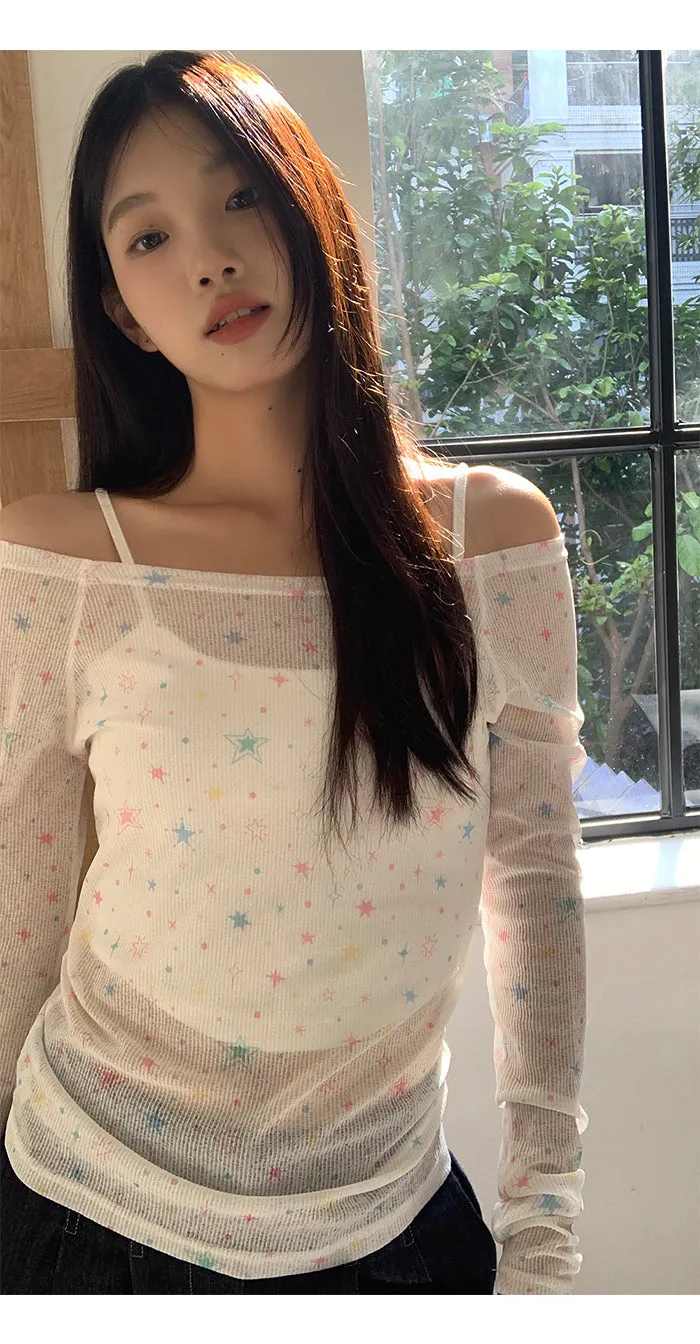 white off-shoulder tops