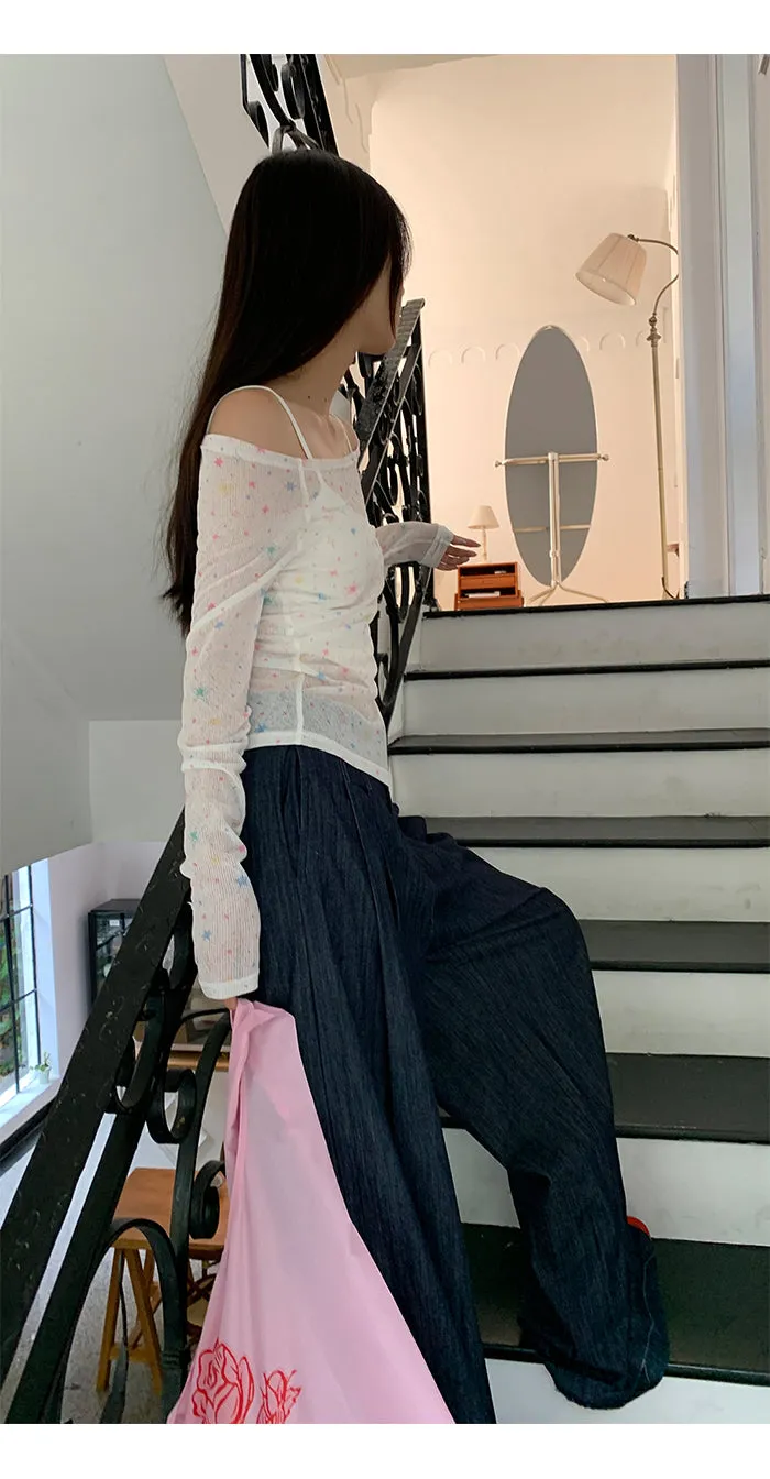 white off-shoulder tops