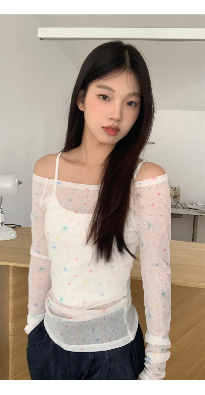 white off-shoulder tops