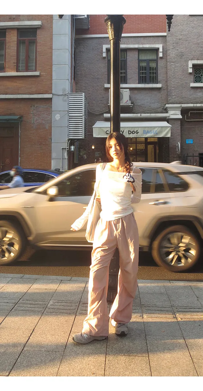white off-shoulder tops