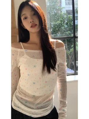 white off-shoulder tops