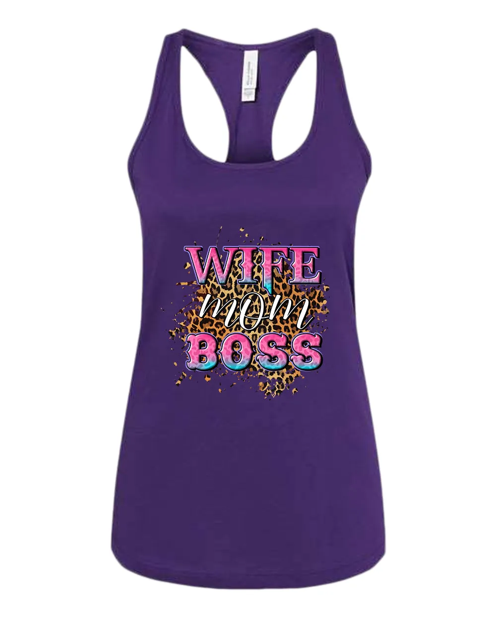 Wife Mom Boss tank top