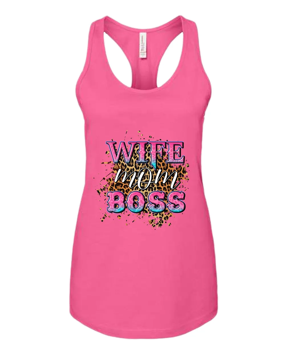 Wife Mom Boss tank top