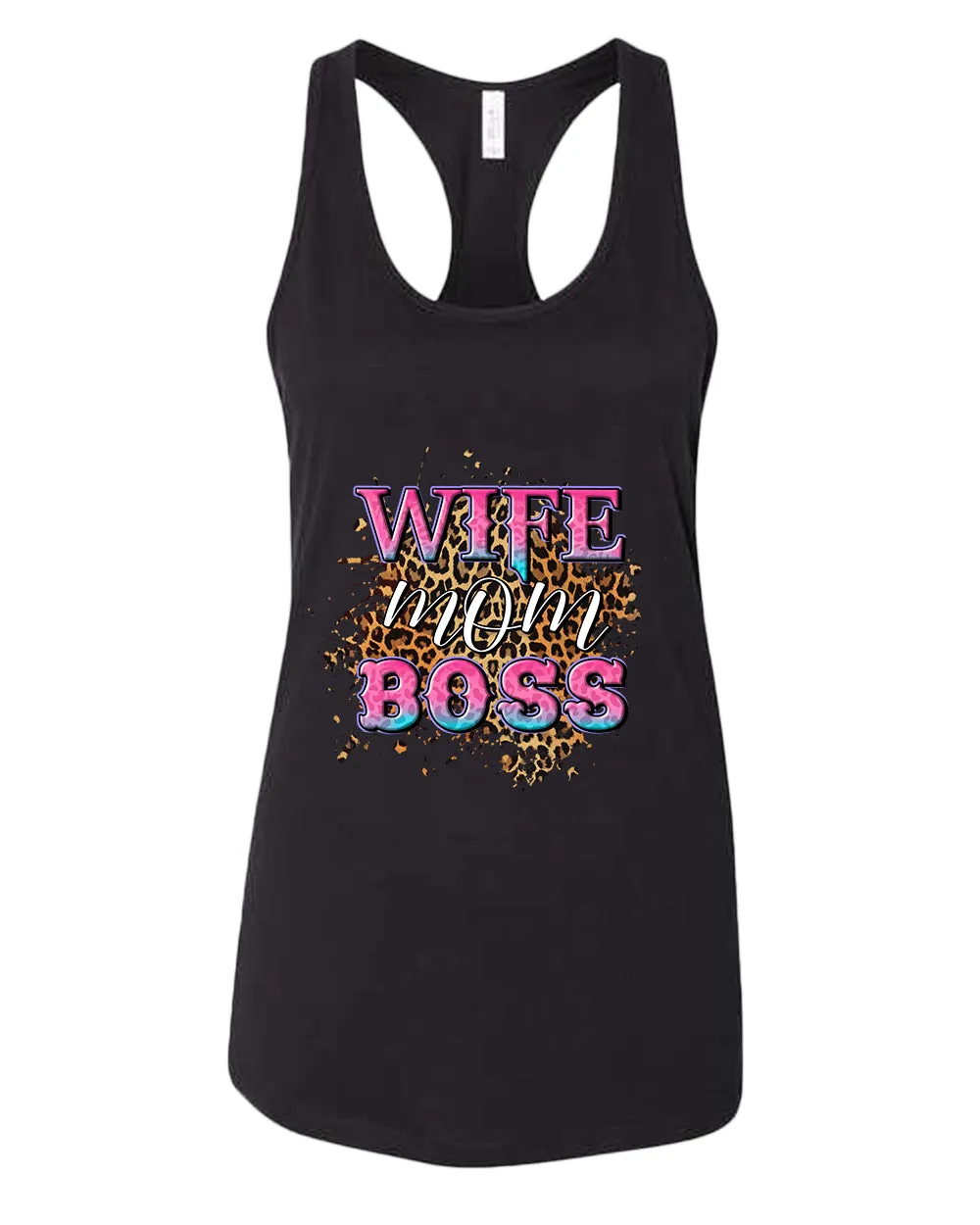 Wife Mom Boss tank top