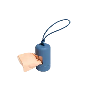 Wild One Dog Poop Bag Dispenser Holder - Navy