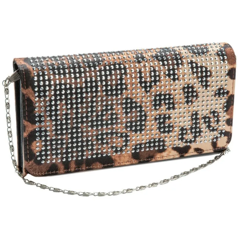 Wild Thing Rhinestone Chain Wallet