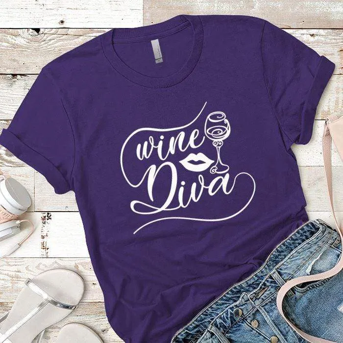 Wine Diva Premium Tees