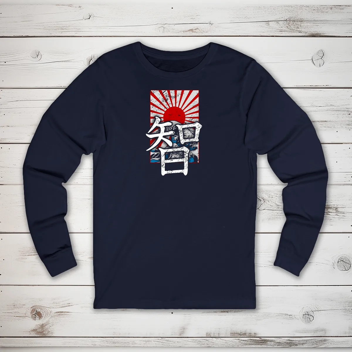 Wisdom Kanji Long Sleeve T-Shirt