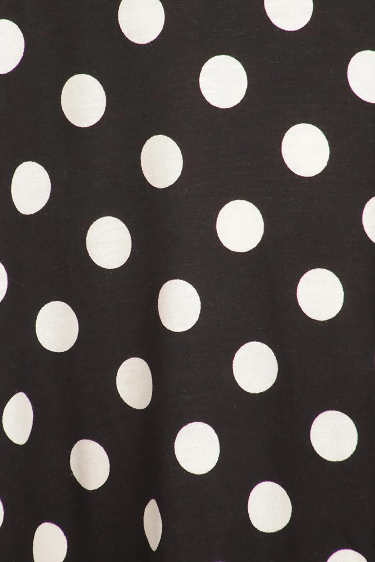 Women's Casual Polka Dot Short Sleeve Round Neck Tunic Tops with Side Pockets