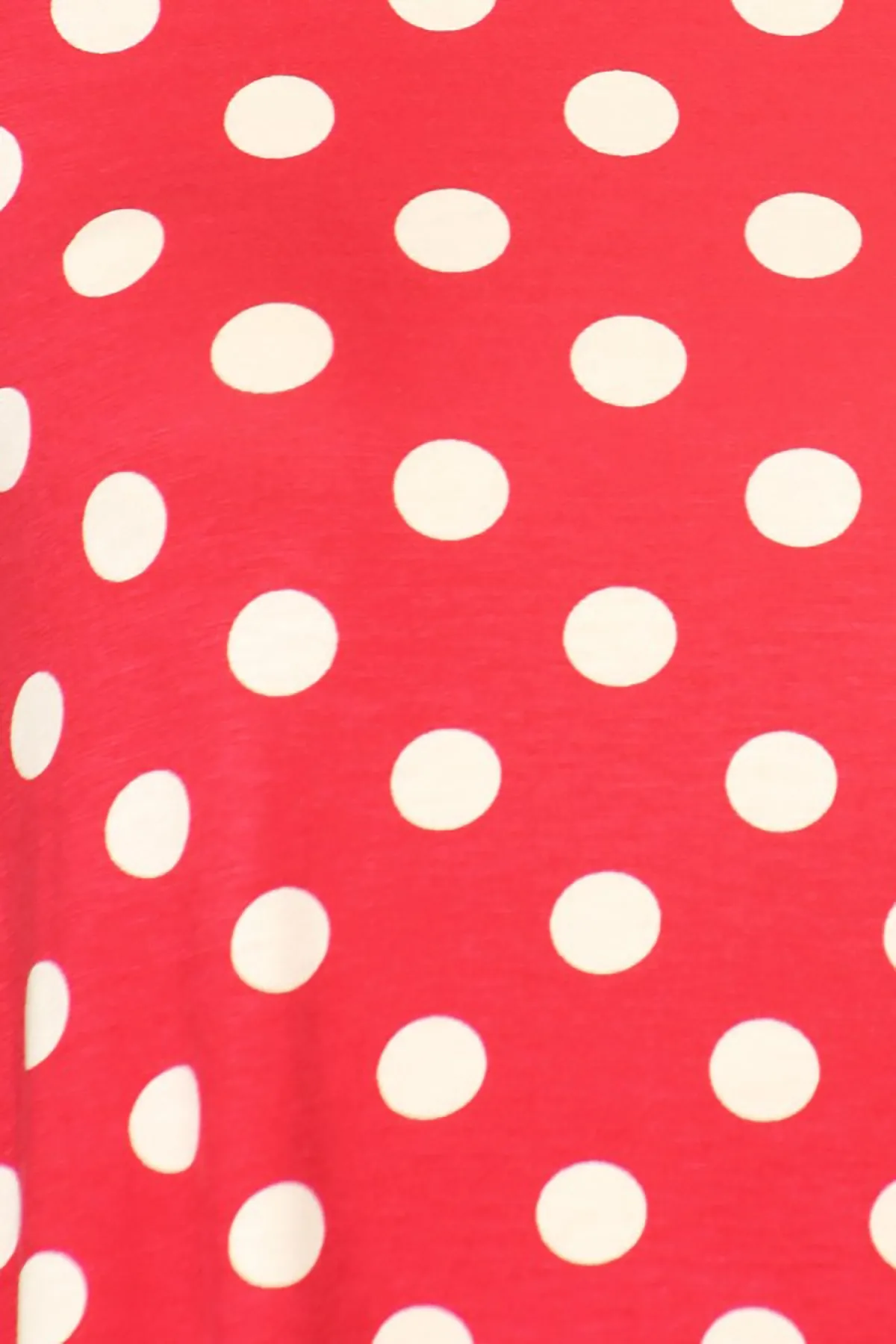 Women's Casual Polka Dot Short Sleeve Round Neck Tunic Tops with Side Pockets