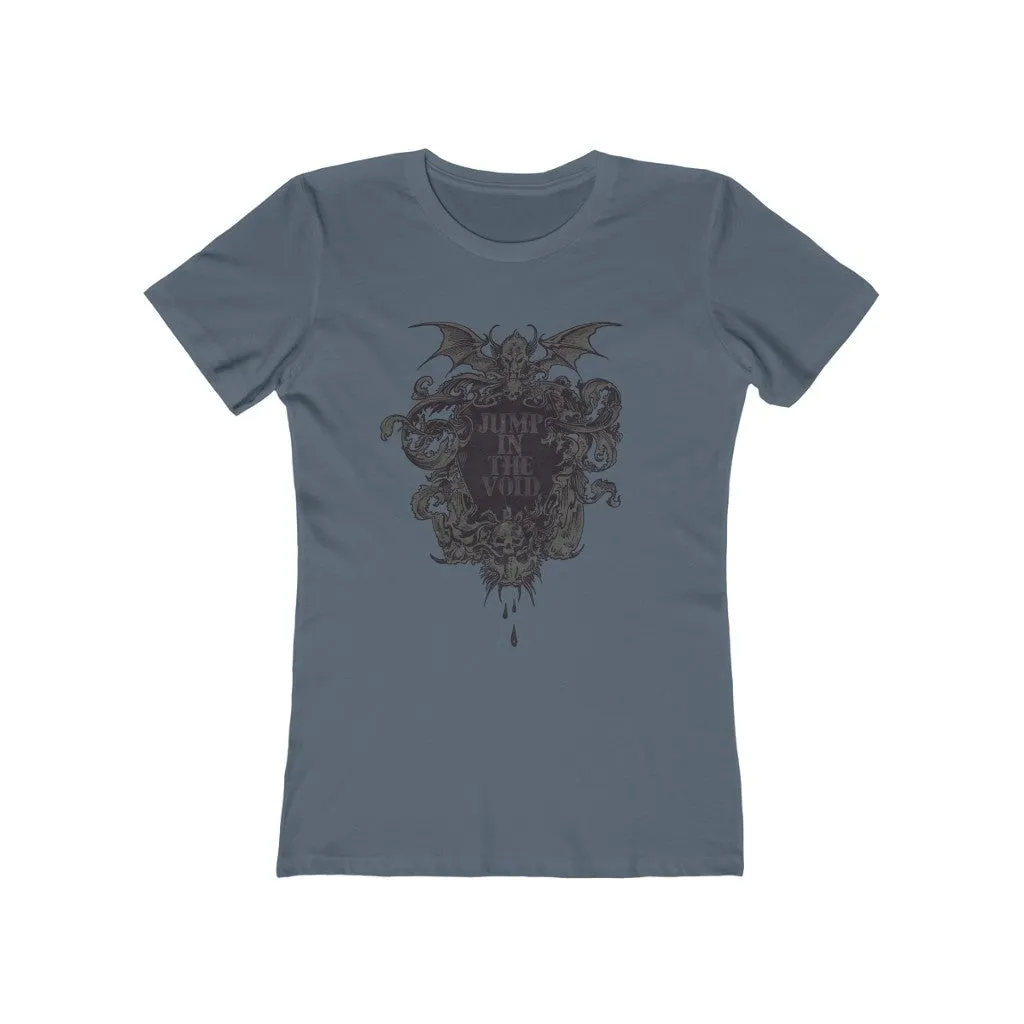 Womens Jump in The Void T-Shirt - Infinity Shirt - Transcendental Philosophy T-Shirts