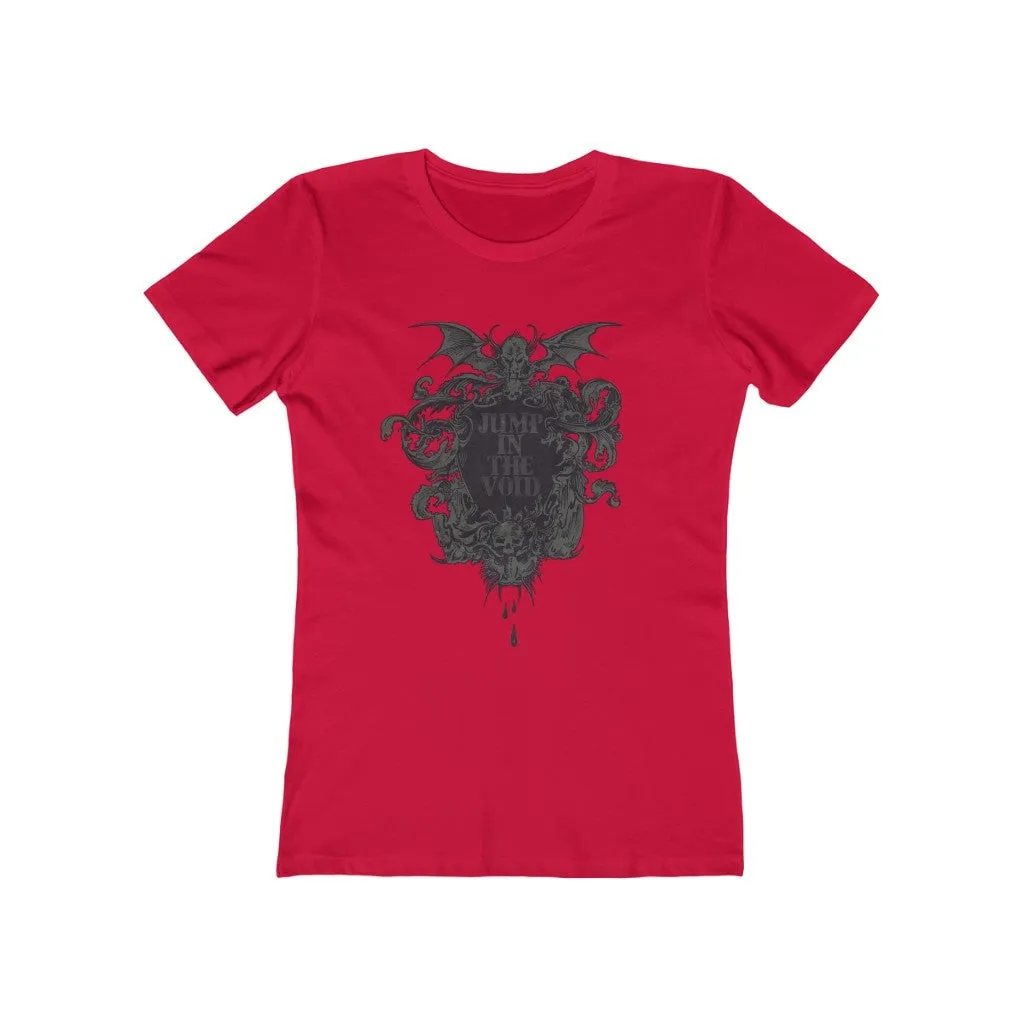 Womens Jump in The Void T-Shirt - Infinity Shirt - Transcendental Philosophy T-Shirts