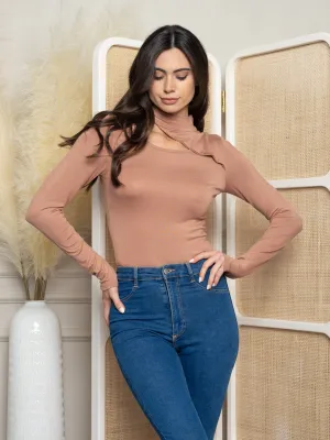 WOMEN'S LONG SLEEVE KNIT BODYSUIT