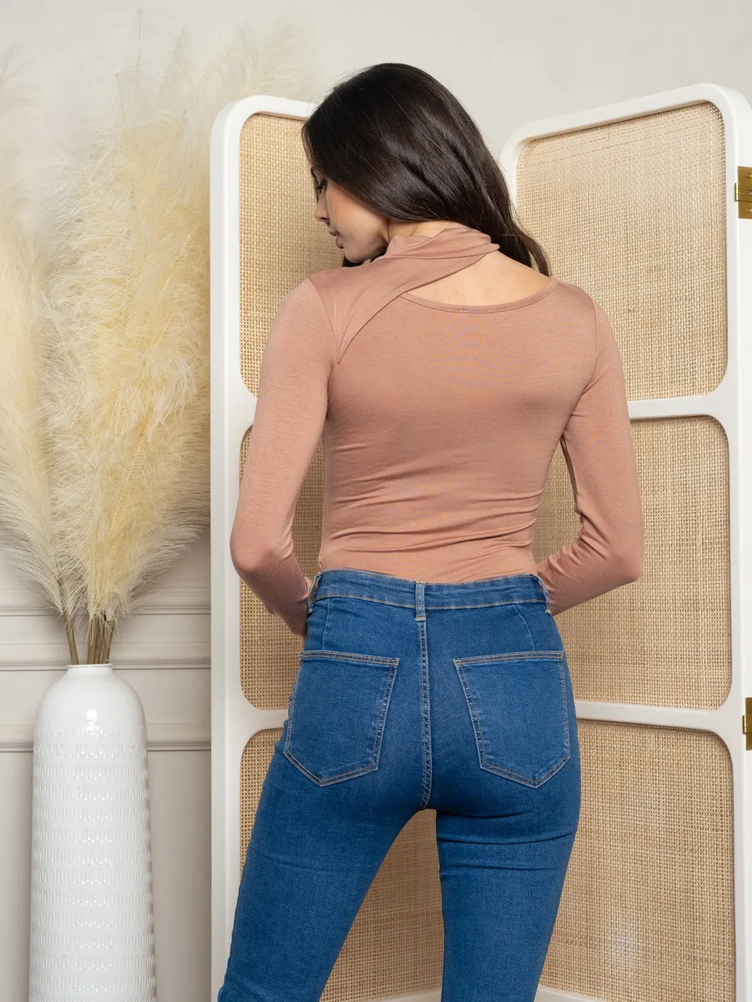 WOMEN'S LONG SLEEVE KNIT BODYSUIT