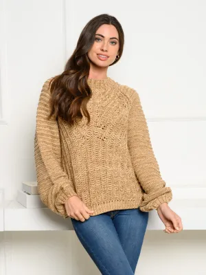 WOMEN'S LONG SLEEVE KNIT SWEATER