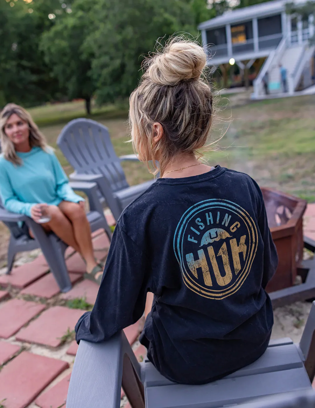 Womens Mineral Wash Long Sleeve Tee