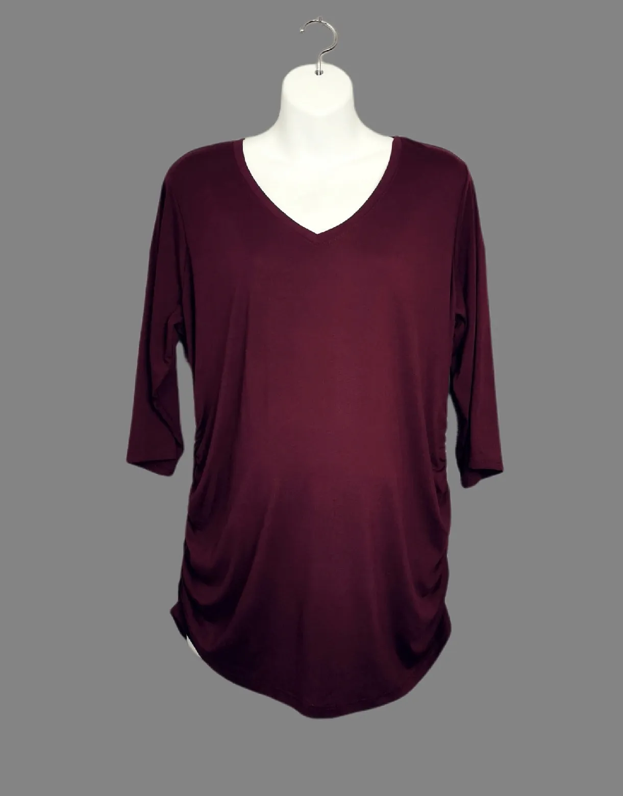 WOMENS PLUS SIZE 1X - MOTHERHOOD MATERNITY, Soft & Casual 3/4 Sleeve Top NWT B33