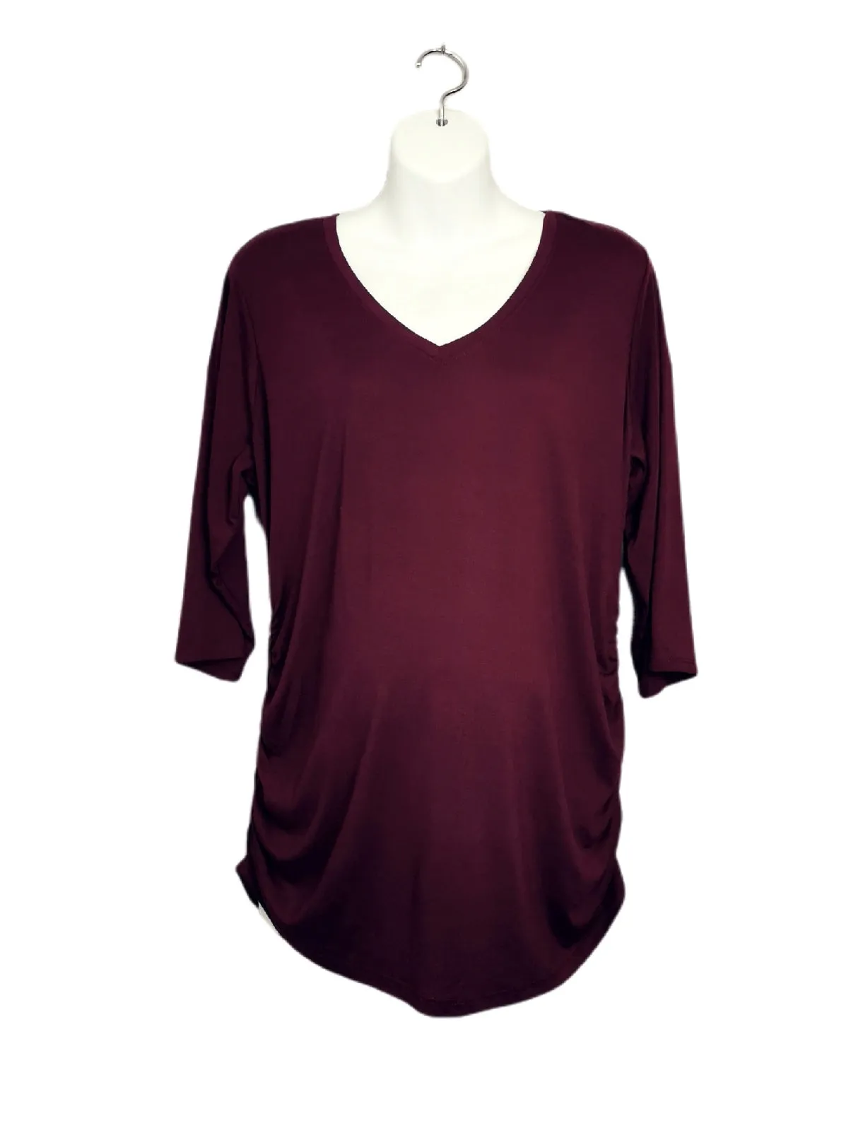 WOMENS PLUS SIZE 1X - MOTHERHOOD MATERNITY, Soft & Casual 3/4 Sleeve Top NWT B33