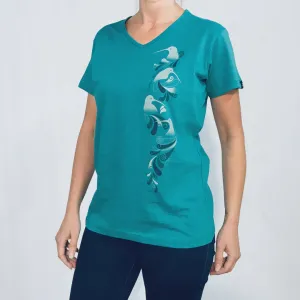 Womens T Shirt -Kiwi & Koru